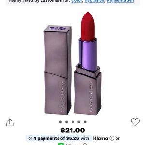 Urban Decay Lipstick Collection